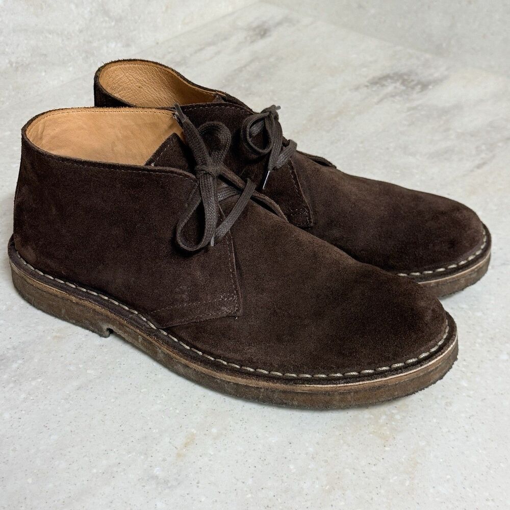 Astorflex Greenflex Desert Boots Mens Suede 42 Italy Crepe Sole Quiet Luxury EUC